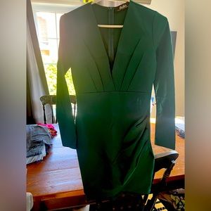 Dark greed long sleeve dress